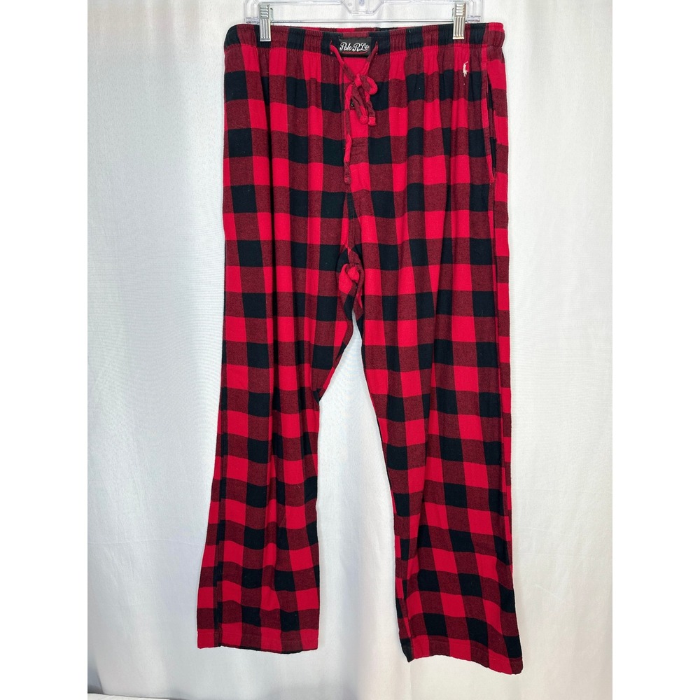 Polo Ralph Lauren Buffalo Plaid Flannel Pant XLARGE Cabincore Leisure Sleepwear